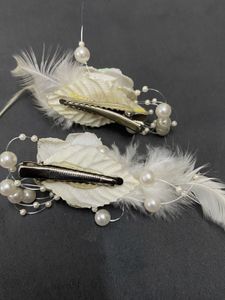 Feather Necklace &amp; Hair Clip