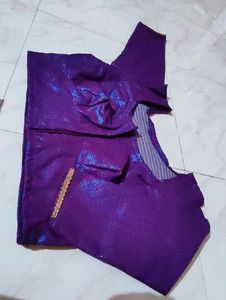 Purple Sari Blouse