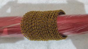 Mustered Beaded Bangle Set