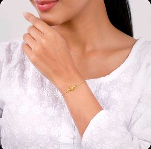 Giva 925 Real Silver Sphere Bracelet(Golden Color)