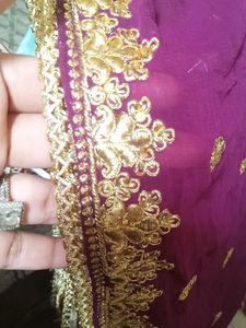 Elegant Purple Saree