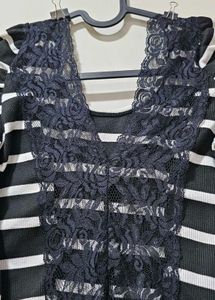 Black Fitted Top