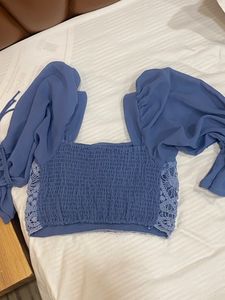Ocean Blue Crochet Top 💙