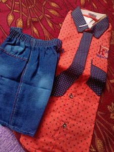Cotton Fabric Dress For 2 Year Baby Boy