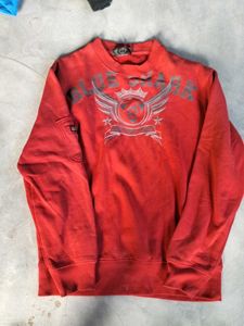 Red Graphic Sweatshirt