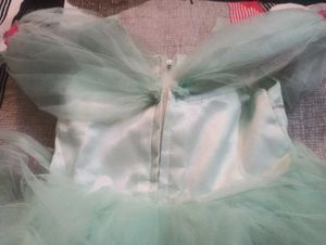 Mint Tulle Flower Girl Dress