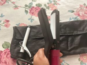 Hair Straightener And Curler