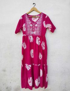 Pink Anouk Kurta Set