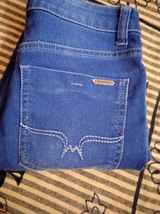 Navy Blue Denim Jeans