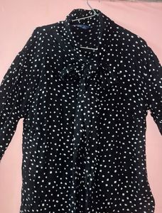 Polka Dot Bow Top