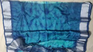 Fancy Mirror Zari Saree With Blouse