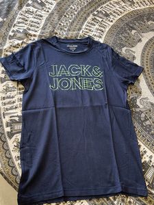 JACK&JONES original brand logo print tee