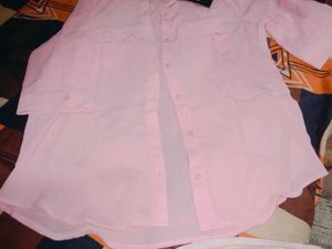 Pink Casual Shirt