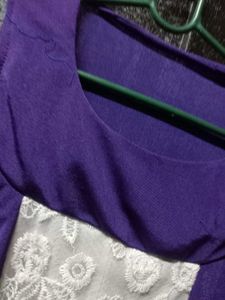 Purple Lace Top