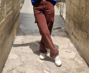 Maroon Cargo Pants