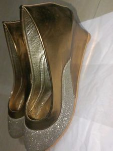 Shimmering Gold Flats