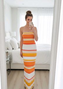 Striped Maxi Dress