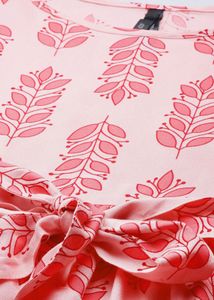 Cute Pink Print Dress