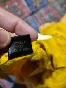 Yellow Embroidered Kurta