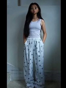 Paw Print Baggy Pants