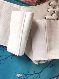 White Corset Belt