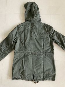 H&amp;M Olive Green Hooded Jacket