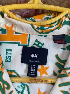 Hawkins High School Print Button-Down Shirt