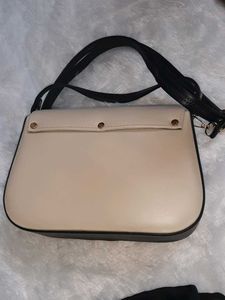 Chic Two-Tone Shoulder Bag