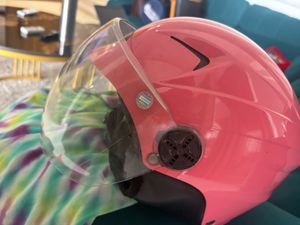 Pink Motorcycle Helmet