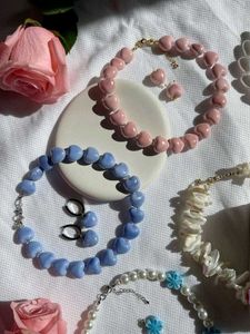 Heart Bead Jewelry Set