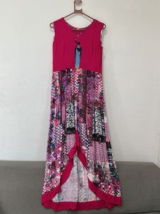 Patchwork Print Dress