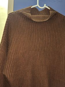 Brown Knit Sweater