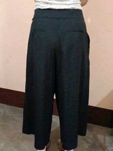 Black Wide Leg Culottes