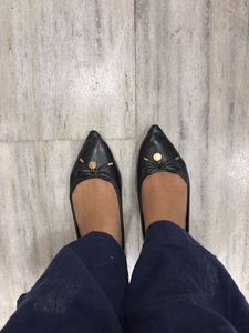 Ginger Black Ballerinas