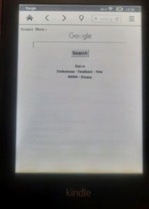 Amazon Kindle Paper White With Blacklight