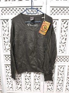 🎁Buy1 Get1 Free Kapital5 Olive Green Longsleeve C