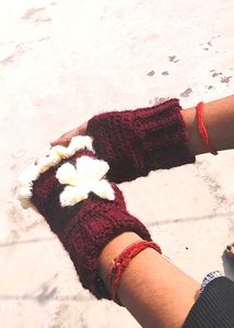 Handmade Crochet Fingerless Gloves