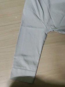 Light Grey Button-Down Shirt