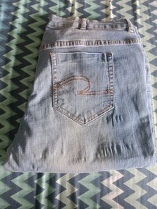Women Bare Denim