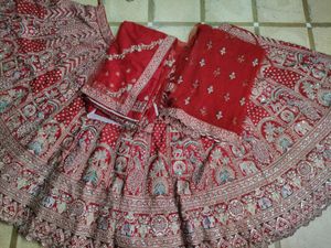 Red Bridal Lehenga Choli