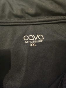 Cava Athleisure Black Zip-Up Jacket