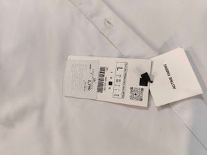 Zara White Long Sleeve Shirt