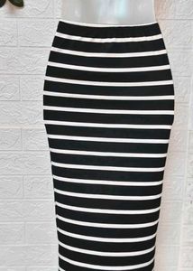 Size Small Striped Midi Skirt