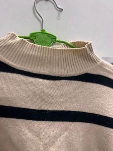 Striped Knit Sweater