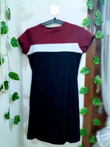 Color Block Tshirt Dress