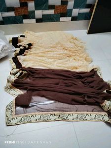Elegant Brown &amp; Beige Saree