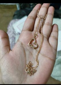 Giva Rose Gold Infinity Heart Necklace