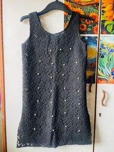 Black Net Kurti