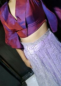 Alia Bhat Inspired Peacock Color Beautiful Stylish