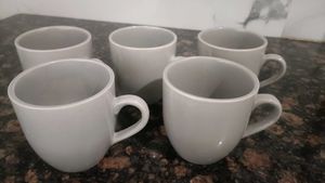 Gray Coffee Mugs (Set Of 5)